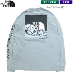 ザ・ノース・フェイス / ロングスリーブ スリーブグラフィックTee ミックスグレー［Z］ M