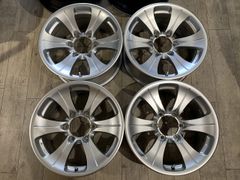【2503060】メーカー不明 スポークホイール 17インチ 8J +24 PCD139.7 6H 110mm ランドクルーザー プラド ハイラックス 等