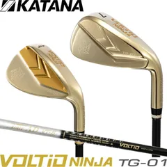【特典アイアンカバー付】KATANA GOLF カタナゴルフ VOLTIO NINJA ボルティオ ニンジャ TG-01 HOLLOW アイアン 8本組 TOUR AD VT カーボンシャフトのサムネイル