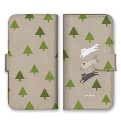 iPhone15Pro ケース 手帳型 iPhone15 プロ スマホケース 携帯ケース 猫 ネコ ねこ 北欧柄 絵本 かわいい イラスト ベージュ 黒猫 シャム猫 大人可愛い カラー05