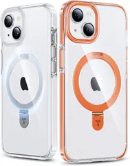 【大注目！】TORRAS iPhone14 Pro ケース Magsafe対応 「リング スタンド内蔵 永久磁石 米軍耐衝撃」マグネット 縦横両対応 ワイアレス充電 黄変防止 iPhone14Pro ケース 「UPRO Ostand」