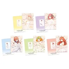 映画 五等分の花嫁 劇場グッズ EDイラスト クリアファイル 5枚セット