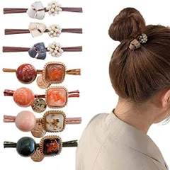 B DFsucces ヘアアクセサリー ヘアゴム リングゴム 6色 セット ポニーテールのヘアバンド リングゴム 髪束ね おしゃれ 大人 可愛い かわいい 高弾性 ゴム 無地 髪ゴム 韓国風 12点セット B