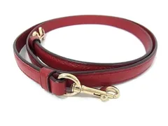 ■極美品■ COACH コーチ レザー バッグ用 ショルダーストラップ 斜め掛け 肩掛け レディース レッド系 BI6729