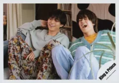 【中古】生写真(ジャニーズ) King ＆ Prince/永瀬廉・高橋海人/横型・膝上/シングル「なにもの」MV＆ジャケ写オフショット/公式生写真