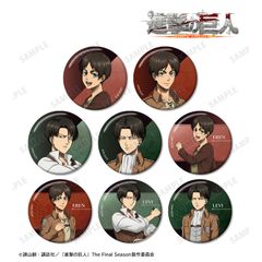 [신품/공식]진격의 거인_신작 과거와 현재 ver. 트레이딩캔 배지(단위/BOX)[컴플리트 BOX/8팩 들어가] 공식 상품 colleize