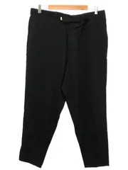 Graphpaper グラフペーパー 21SS SELVAGE WOOL CHEF PANTS ウールチーフパンツ ブラック F GM211-40106Bのサムネイル