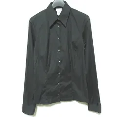 DRIES VAN NOTEN ブラック　ブラウス　シャツ　フリル org.jpg