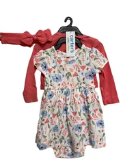 carters カーターズ　花柄ワンピース3点セット