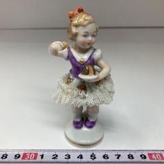 アンティーク　ビスクドール　オープンマウス　クローズアイ　「首裏にサイン」 アンティーク ビスクドール オープンマウス クローズアイ 「首裏