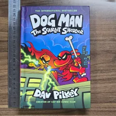 ドッグマン もっと 緋色 シェーダー Dog Man Scarlet Shedder 英語本