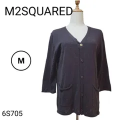 M2SQUARED エムツースクエアード カーディガン 透かし編み M