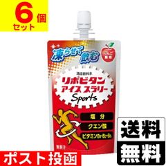 【新品】[大正製薬]リポビタン アイススラリー Sports(スポーツ) リンゴ風味 120g【6個セット】