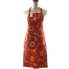 マリメッコ　marimekko　エプロン　イエロー　ウニッコ　ピエニウニッコ 新品 タグ付き マリメッコ エプロン ピエニ ウニッコ イエロー