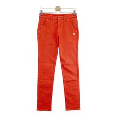 新品タグ付】パーリーゲイツ 30周年 ロングパンツ オレンジ サイズ2
