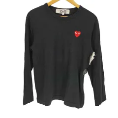 プレイコムデギャルソン PLAY COMME des GARCONS AD2021 ハートワッペン L/S クルーネック Tシャツ メンズ JPN：M 