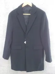 ◇ UNION STATION ユニオンステーション MEN'S BIGI 長袖 チェスターコート M ネイビー #  【1002799969642】のサムネイル