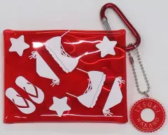 【中古】バッグ モチーフ柄(レッド/中野五月) カラビナ付きPVCポーチ 「五等分の花嫁∽」 劇場グッズ