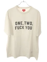 Supreme シュプリーム 23SS One Two Fuck You S/S Top クルーネックTシャツ ホワイト Lのサムネイル