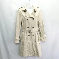 ◇ ⊇ EGOIST エゴイスト コットン100% 長袖 トレンチコート サイズ2 ベージュ系 レディース E  【1410290002971】