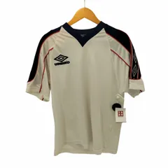 アンブロ UMBRO 90-2000s ロゴ刺繍 Vネック フットボールTシャツ ゲームシャツ メンズ JPN：M のサムネイル