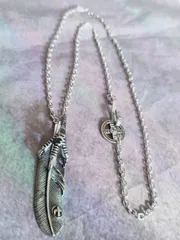 フェザーイーグル シルバー ネックレス インディアンジュエリー メンズ ナバホ族 レディース シルバーアクセサリー