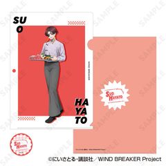 [신품/공식]WIND BREAKER_클리어 파일&스티커 세트 5 소수 枋隼飛 공식 상품 colleize