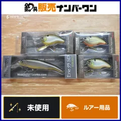 ニシネルアーワークス バスルアー 4点セット エリー 95SD ベビーチッパワ DDブレード RBブレード ホログラム シャッド スメルト