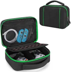 [新品※未使用] Trunab PS5用コントローラー ケース PS5/ PS4/Xbox one/Switch Proコントローラー用 ワイヤレスコントローラー 収納ケース (ジッパーブルー)