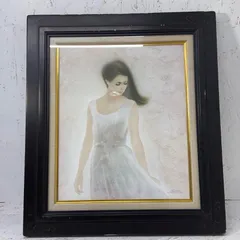 油絵絵画　中原脩(中川脩)　花飾りのプロフィール　油絵 中原脩 油絵 | やましょう