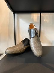 バジョルゴ　BajoLugo プレーントゥ ディムグレー サイズ25.5cm　BG－372 (SAMPLE商品）
