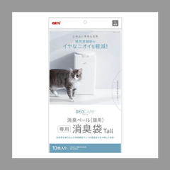 【訳あり(外装袋破れ)】ジェックス デオケア 消臭ペール 猫用Ｔａｌｌ消臭袋10枚