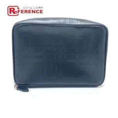 BURBERRY バーバリー セカンドバッグ チェック柄 レザー