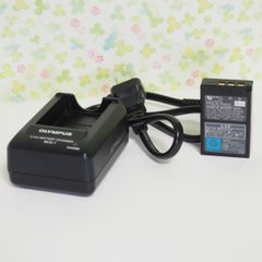 オリンパス OLYMPUS 純正充電器&バッテリー ブラック BCS-1 BLS1