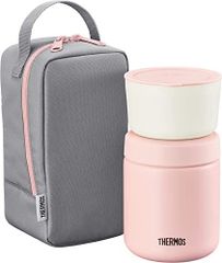 サーモス 真空断熱スープランチセット 300ml ピンクグレー JBY-551