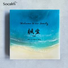 命名書 出産祝い 記念 オーダー 名入れ 海 アート - メルカリ