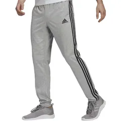 ★アディダス adidas  新品 メンズ 吸汗速乾 トレーニング 3ストライプス ジャージ ロングパンツ 灰 XLサイズ [GK8998-O] 四 参★QWER★
