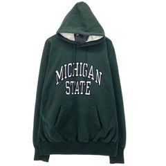 古着 STEVE＆BARRYS MICHIGAN ミシガン大学 リバースウィーブタイプ カレッジ スウェットプルオーバーパーカー メンズXL/eaa408579