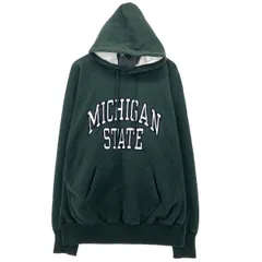 古着 STEVE＆BARRYS MICHIGAN ミシガン大学 リバースウィーブタイプ カレッジ スウェットプルオーバーパーカー メンズXL/eaa408579のサムネイル