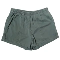 90's ポロラルフローレン ポロチノ イージーショーツ (M) 緑 コットン ノータック ショートパンツ 三角タグ 90年代 旧タグ オールド POLO アメリカ古着 USED ビンテージ ヴィンテージ