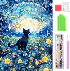 【在庫処分】サムコス ダイヤモンドアート キット ダイヤモンドの絵画 1セット きれい 全面貼り付け ダイヤモンドアート 塗装 初心者 大人の子供 DIY 手芸キット 芸術品 家の壁の装飾 ビッグサイズ 複数サイズ (H, 30cm*40cm)