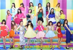 【中古】ポスター(女性) オリジナルB2ポスターA E-girls 「CD E.G. summer RIDER CD+DVD版」 LDH official mobile・E-girls FAMILY OFFICIAL CD/DVD SHOP購入特典