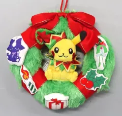 【中古】ぬいぐるみ ピカチュウ Pokemon Christmas Toy Factory リースぬいぐるみ 「ポケットモンスター」 ポケモンセンター限定