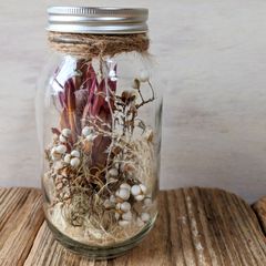 専用＊ Jumbo bottleドライフラワーボトル　 テトラゴナ Jumbo bottleドライフラワーボトル プロテア - メルカリ