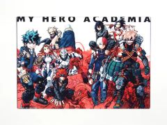 ヒロアカ 原画展 B2ポスター キービジュアル ヒーローVSヴィラン