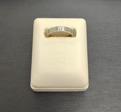 カルティエ　エングレーブドウェディングリング　Pt950　ダイヤモンド
