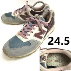 new balance/ニューバランス★WR996UD/花柄中敷き/スニーカー【size7.5/24.5/レディース/青×白×エンジ】sneakers/Shoes/trainers◆sJ-174<sale>