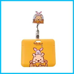 【人気商品】IDカードホルダー 社員証 定期入れ ステラルー　スティッチ　くまのプーさん　ディズニー　ダッフィー　キャラクター　パスケース 名札ケース ICカードケース