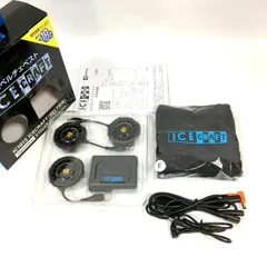 未使用 BURTLE バートル アイスクラフト ベスト＆ペルチェセット(ユニセックス) ブラック IC101S 35 F 夏用 作業着 高性能 空調服 熱中症対策△ DW3417-
