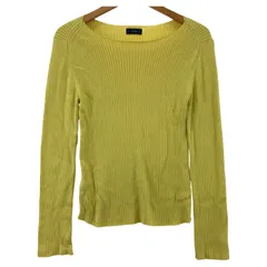 SHIPS シップス リブニットカットソー size表記なし/イエロー